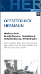 Mobile Screenshot of druckerei-ingolstadt.com