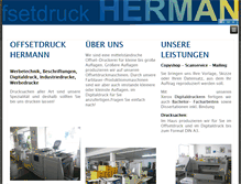 Tablet Screenshot of druckerei-ingolstadt.com